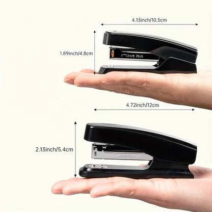 Durable Stapler With 1000 Staples Capable of Binding 25 Sheets of Paper Professional Office and Study Stationery Supplies