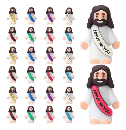 25 Pcs With Letters Christmas Jesus Ornaments Jesus Decoration Christmas Ornaments Jesus Loves You Toys Jesus Stuffers