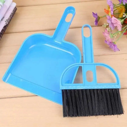 Mini Desktop Cleaning Brush Keyboard Brush Small Broom Dustpan Shovel Set Desktop Cleaning Tool