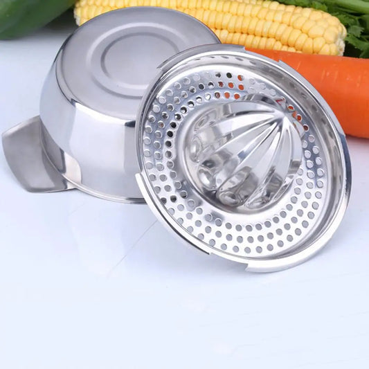 Manual Juicer Manual Orange Juicer Stainless Steel Citrus Lime Lemon Squeezer Detachable with Strainer Handle Kitchen Gadgets