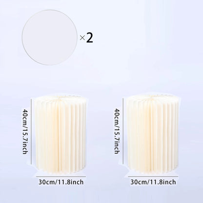2 cylindrical flower stands, foldable PVC paper pillar display stand wedding center stand,suitable for birthday party decoration