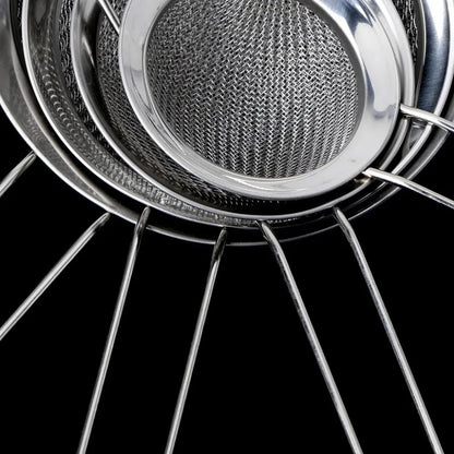 201Stainless Steel Flour Strainer Meshs Colander Kitchen Colander Sieves Cooking Tool For Kitchen Sifting And Filtering