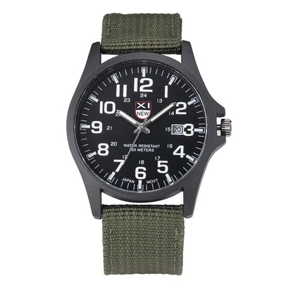 Sports Watch Quartz Nylon Band with Date