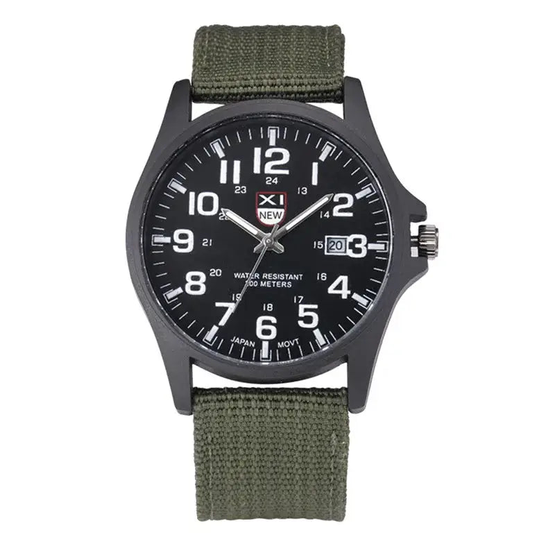 Sports Watch Quartz Nylon Band with Date
