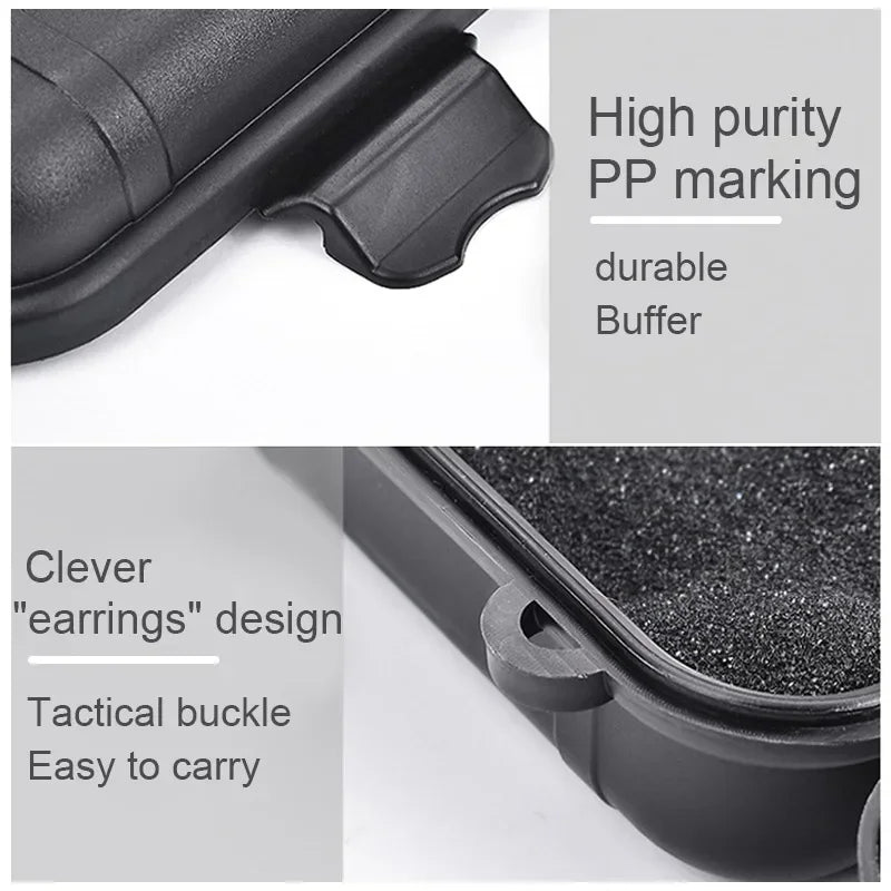 S/L/XXL Outdoor Plastic Waterproof Survival Container Camping Outdoor Travel