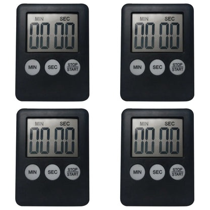 10-1PC Mini Electronic Timer Stopwatch LCD Display for Sports Exercise Baking Cooking Digital Timer Multi-Function Kitchen Timer
