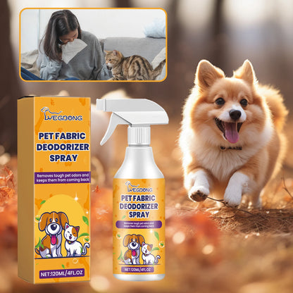 Pet Deodorizing Spray Clean Pet Odor Indoor Air Fresh Long Lasting Scent Deodorizer