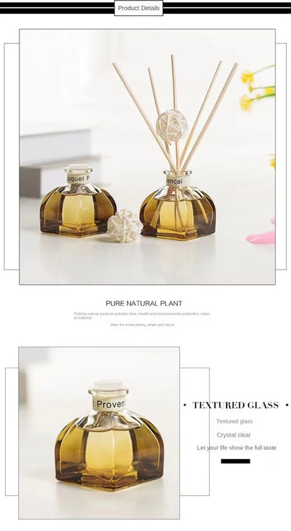 50ml Flameless Aromatherapy Essential Oil Vine Aromatherapy Ornament Expansion Liquid Bathroom deodorizer Home Decoration