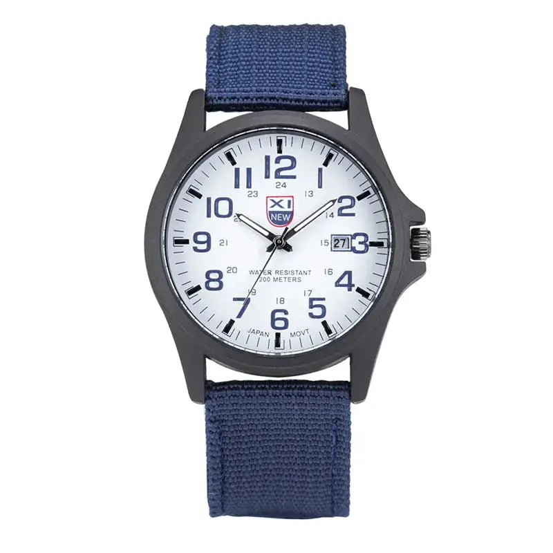 Sports Watch Quartz Nylon Band with Date