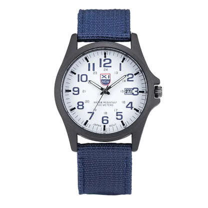 Sports Watch Quartz Nylon Band with Date