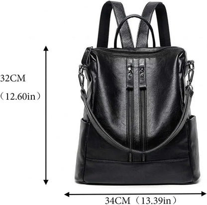Soft Casual Backpack Multifunctional Shoulder Tote Bag Versatile