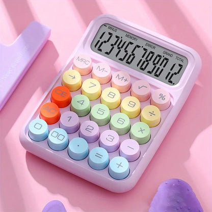 12-digit large LCD Display Large Buttons Flexible Keyboard Calculator