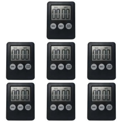 10-1PC Mini Electronic Timer Stopwatch LCD Display for Sports Exercise Baking Cooking Digital Timer Multi-Function Kitchen Timer