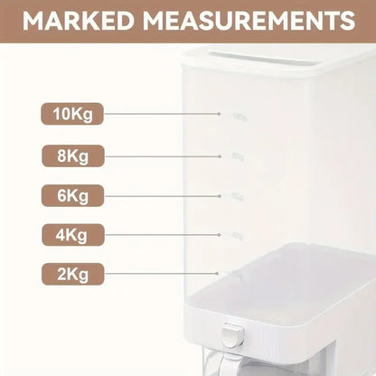 1 storage container for grains and rice, large-capacity grain storage container, household reusable rice bucket with pest and mo