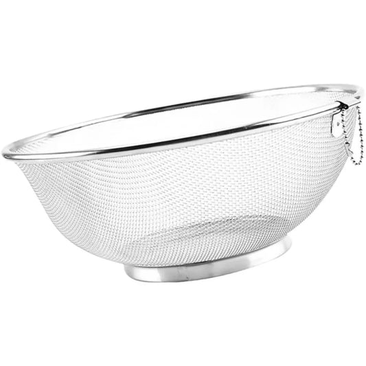 Fruit Wash Strainer Stainless Steel Drain Basket Vegetable Washing Basket Kitchen Tool