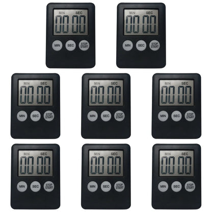 10-1PC Mini Electronic Timer Stopwatch LCD Display for Sports Exercise Baking Cooking Digital Timer Multi-Function Kitchen Timer