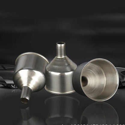 Stainless Steel Funnel Non-toxic Oil Liquid Funnel  Multi-function Handhold Portable Security Food Grade Kitchen Supplies
