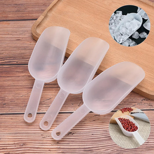 2/5Pcs Multifunctional Plastic Flour Spoon Ice Measuring Scoop Baking Kitchen To