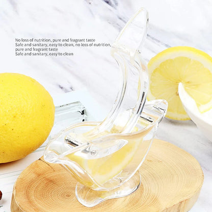 3/2/1PC Kitchen Home Slip Tool Press Squeeze Fruit Mini Manual Juicer Bird Shape Transparent Portable Orange Lemon Manual Juicer