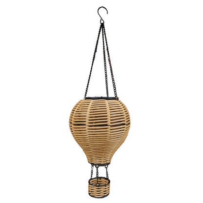 Solar Hot Air Balloon Lantern Hanging Solar Lantern Outdoor Lights Waterproof Lanterns Garden Patio Yard Party Decor