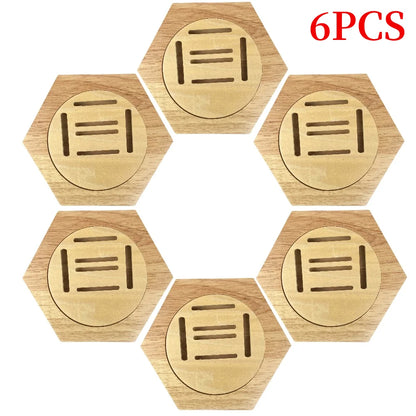 1-10PCS Honeycomb Combination Medal Display Stand Building Block Toys Hexagonal Wood Medal Rack Creative Splicing Wall Decor