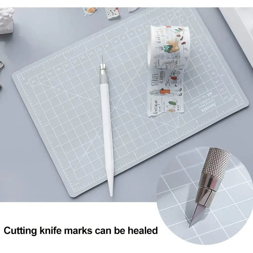 A5 Self-Healing Cutting Mat Rotary Cutter for Crafts Fabrics Sewing Scrapbooking