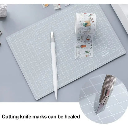 A5 Self-Healing Cutting Mat Rotary Cutter for Crafts Fabrics Sewing Scrapbooking