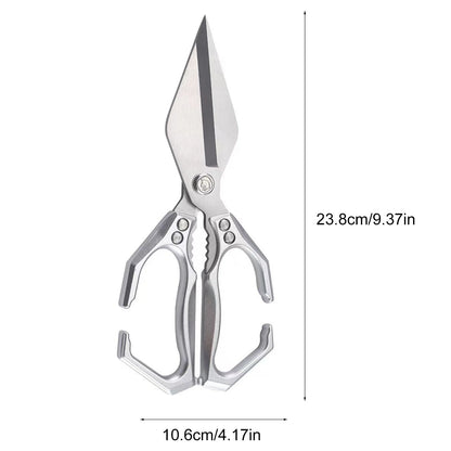 Kitchen Shears Stainless Steel Kitchen Scissors Poultry Scissors for Chicken/Poultry/Fish/Meat/Vegetables/Herbs/BBQ