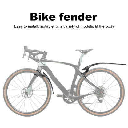 1 Piece Bike Tire Wheel Mudguard Road Bike Wheel Fenders Front & Rear Universal Mudguard Suitable for Both Front And Rear Wheel