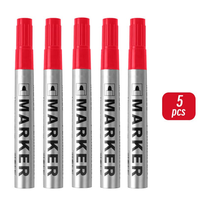 Permanent Paint Markers Waterproof Black Quick Drying Oil Based Pen