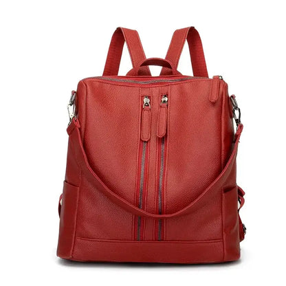 Soft Casual Backpack Multifunctional Shoulder Tote Bag Versatile
