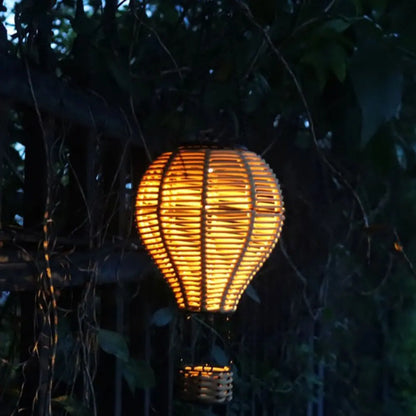 Solar Hot Air Balloon Lantern Hanging Solar Lantern Outdoor Lights Waterproof Lanterns Garden Patio Yard Party Decor