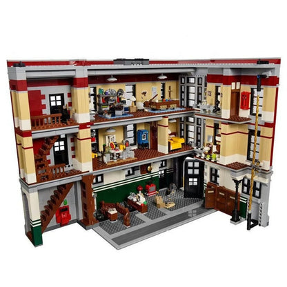 Street View Model Building Blocks Bricks Firehouse Headquarters Compatible 75827 Desktop Decoration Toys Kids For Birthday Gifts