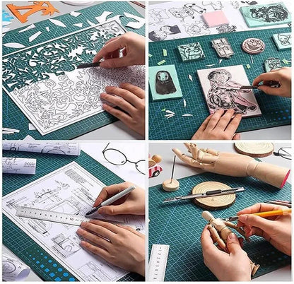 Durable A3 / A4 / A5 Multifunctional Cutting Mat Art Crafts Engraving Carving
