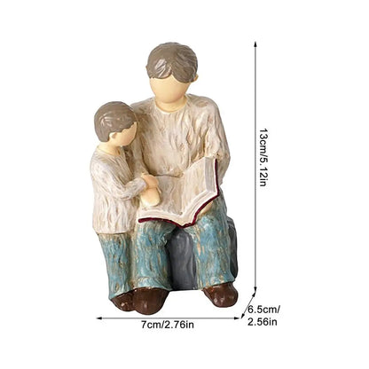 Nordic Angel Love Family Resin Figure Figurine Ornaments Family Happy Time Home Decor Crafts Statue Mother's Day Birthday Gifts
