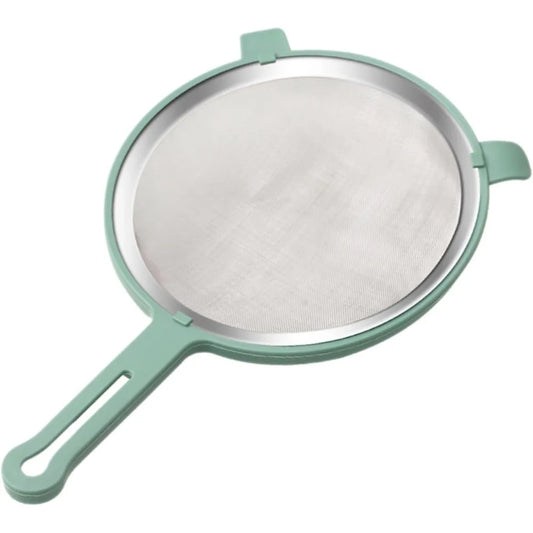 Strainer Spoon Reusable Household Colander with Burning Handle for Cooking Noodles Soybean Filtering and Easy Storage