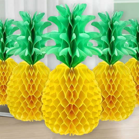 Tropical Pineapple Party Supplies Hawaiian Luau Table Decorations Summer Beach Theme Centerpieces for Festive Celebration