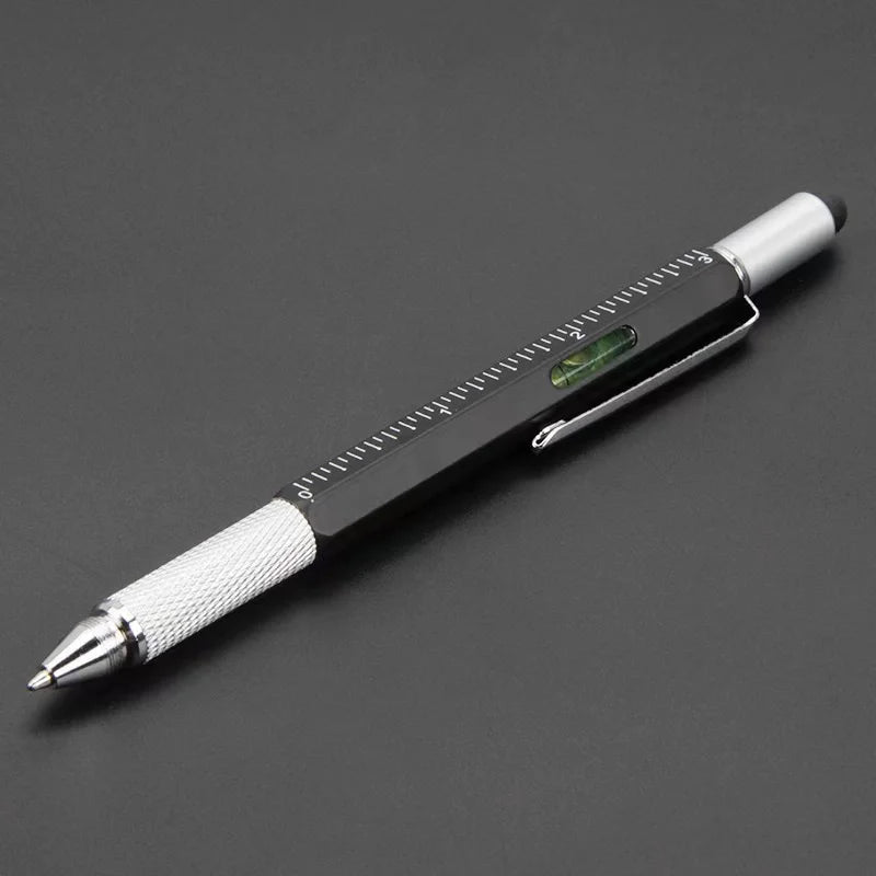 7-in-1 Multifunctional Pen Stylus Touchscreen Screwdriver Ruler Level Tool