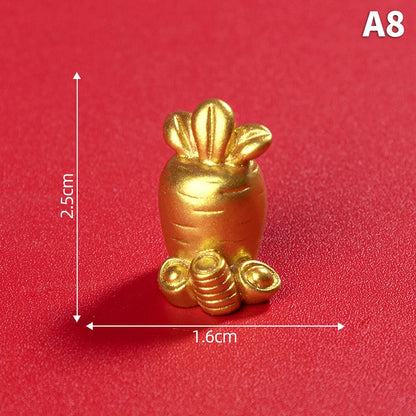 2025 Year Of The Snake Ornament Cartoon Lucky Snake Figurine Micro Landscape Car Interior Home Desktop Decoration