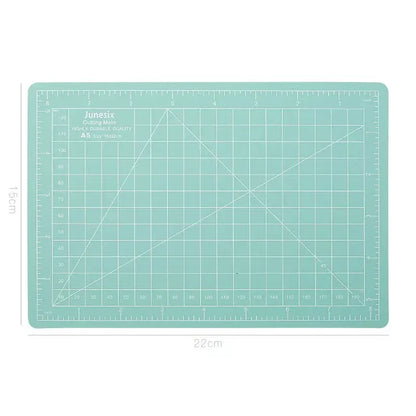 A5 Self-Healing Cutting Mat Rotary Cutter for Crafts Fabrics Sewing Scrapbooking