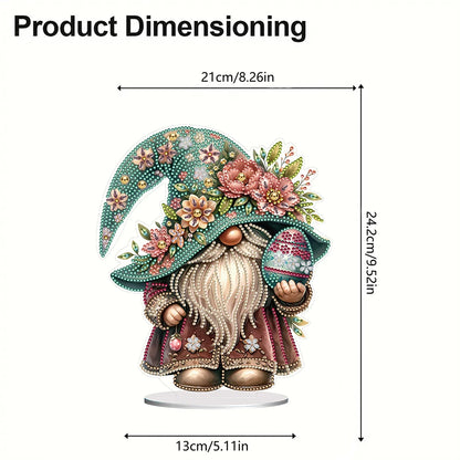 Special Shape Table Top Diamond Painting Ornament Kits Cute Gnome Diamond Painting Desktop Decorations Bedroom Table Decoration