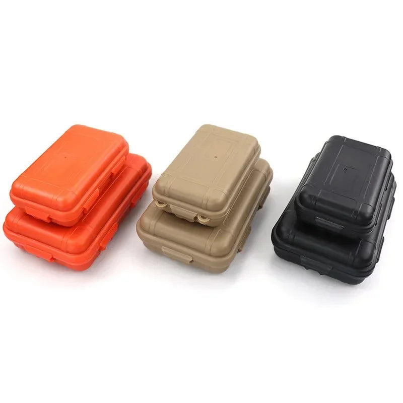 S/L/XXL Outdoor Plastic Waterproof Survival Container Camping Outdoor Travel