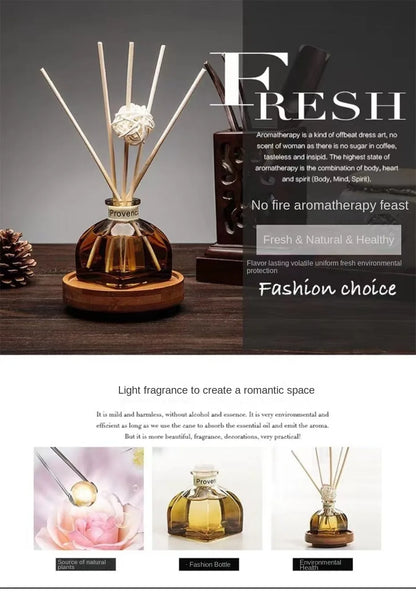 50ml Flameless Aromatherapy Essential Oil Vine Aromatherapy Ornament Expansion Liquid Bathroom deodorizer Home Decoration