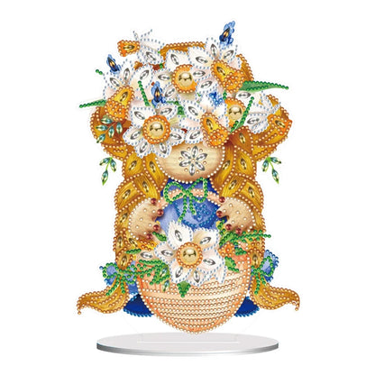 Special Shape Table Top Diamond Painting Ornament Kits Cute Gnome Diamond Painting Desktop Decorations Bedroom Table Decoration