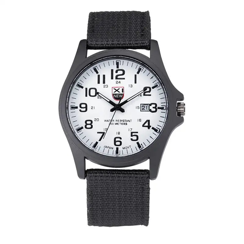 Sports Watch Quartz Nylon Band with Date