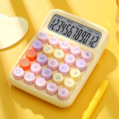 12-digit large LCD Display Large Buttons Flexible Keyboard Calculator