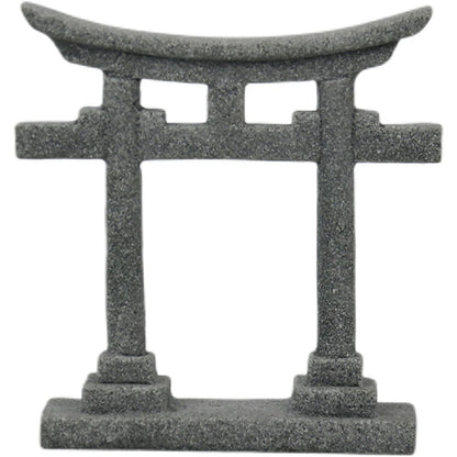 Torii Gate Japanese Aquarium Decor Miniature Ornament Garden Shrine Shinto Landscape Sandstone Micro Decoration Simulation