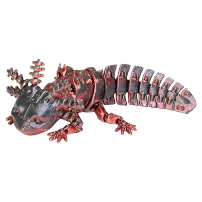 Articulated Mechanical Axolotl Figurine Collectible Axolotl Fidget Toy Executive Desk Toy for Stress Relief Home Decor