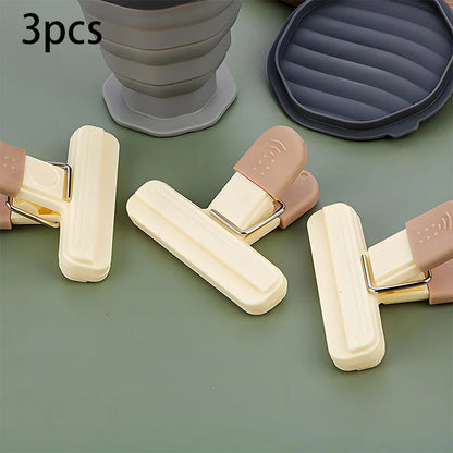 Food Storage Clips  - Airtight Sealing Clips for Snacks, Chips, Bags, Kitchen Organization, Plastic Food-Safe Bag Clamps