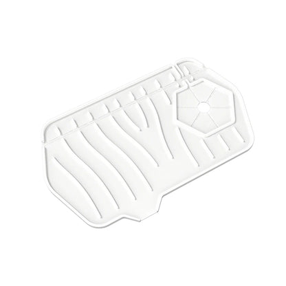 Silicone Drain Pad Countertop Protector Water Splash Catcher Mats Double-sided Faucet Splash Guard Tray Bathroom Kitchen Gadgets